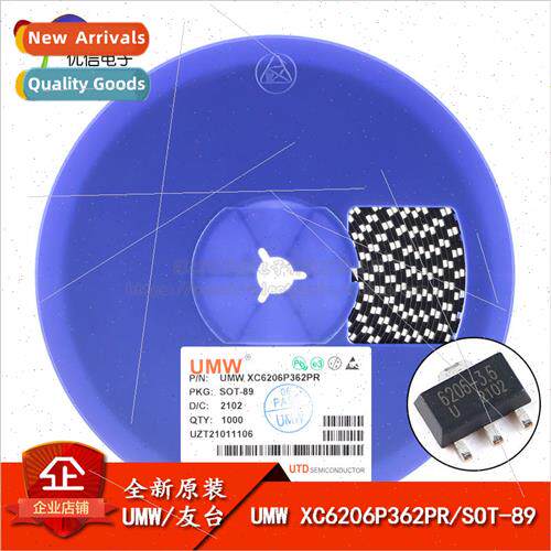 UMW XC6206P362PR SOT-89 3.6V/500mA Low Dropout near Regulato