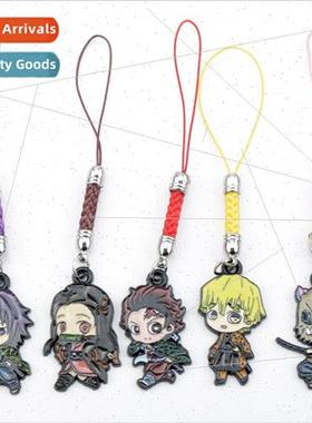 Ghost Extinction Blade Keychain Anime Character Charcoal rou