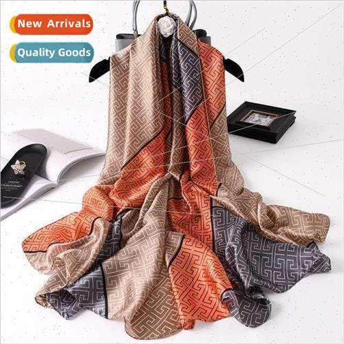 silk scarf jing section silk scarf female mom  fashion shawl