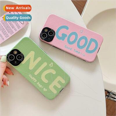 INS  simple letters 适用 14ProMax niche female iPhone 11 pho