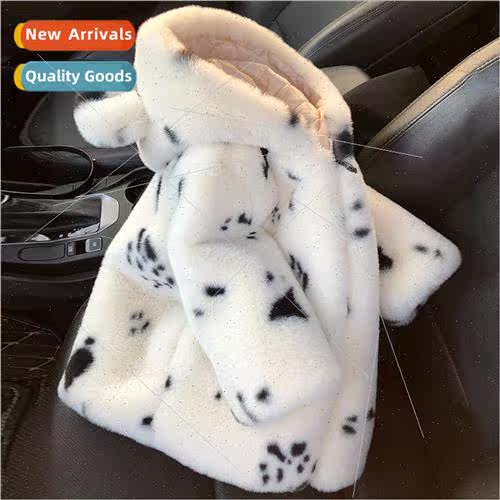 Childrens winter fur 2023 new Korean thickened little girl h