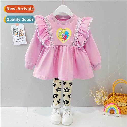 Childrens spring and fall long-sleeved suit new Korean  of t