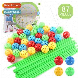play house building educational tent toys beads DIY insert