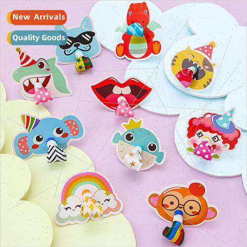 Childrens birthday party supplies props cartoon blowing drag
