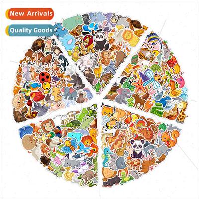 40/80/200 animal cartoon graffiti stickers luggage car water