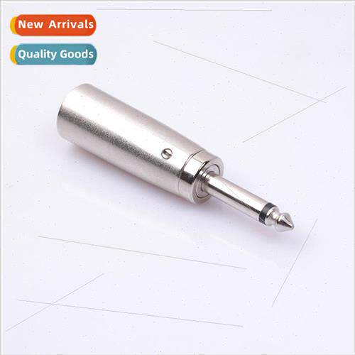 lver Zinc Alloy 6.35 Mono Male to XLR Male Audio Adapter