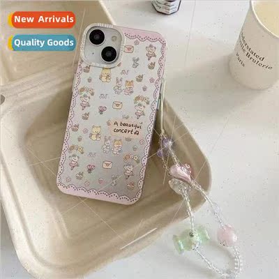 ins lace edge full screen critters 适用 iPhone13ProMax Apple