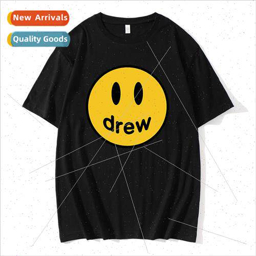 Summer new fashion printing Drew House letters men and women