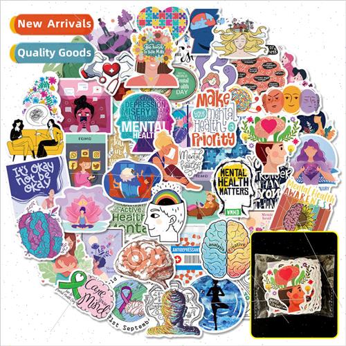 50 Mental Health Stickers New Mental Health Awareness Doodle