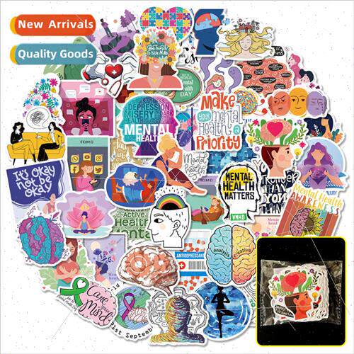 50 Mental Health Stickers New Mental Health Awareness Doodle