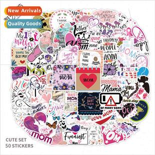 100 new mothers day gift decorative stickers notebook thermo