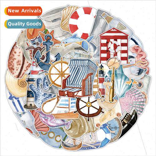 50 nautical lighthouse stickers car cell phone bookshelf dec