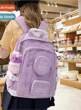 New 2022  Korea cute 适用eign girl shoulder bag large capaci