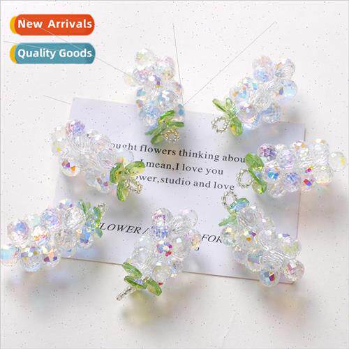 Summer small fresh girl sense of illusion crystal grapes diy
