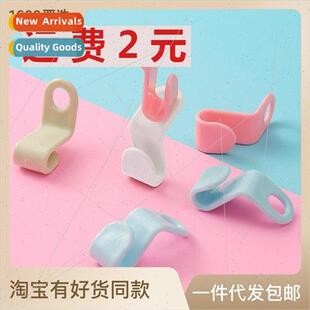 Stackable connecting hangers closet hooks storage dormitory