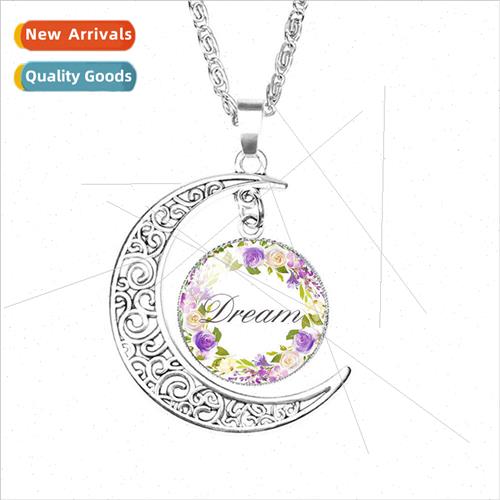 Dream Faith Hope Faith Time Gemstone Alloy Necklace Courage