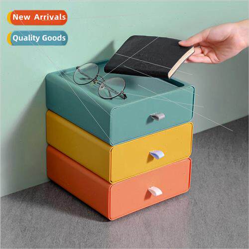 Drawer desktop organizer cosmetics desk student dormitory st