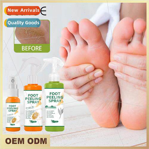 Exfoliating Spray Foot Dead Skin Calluses Heel Elbow Knee Ca