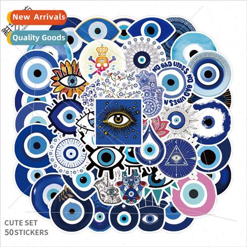 50 New Evil Eye Doodle s ggage Helmet Laptop Thermos s