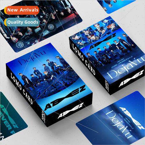 ATEEZ Double ded 30 Small Cards DEJAVU Album Cards Boxed HD