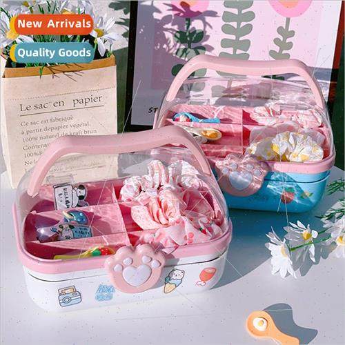 Desktop organizer with drawer 适用mat childrens hair accesso