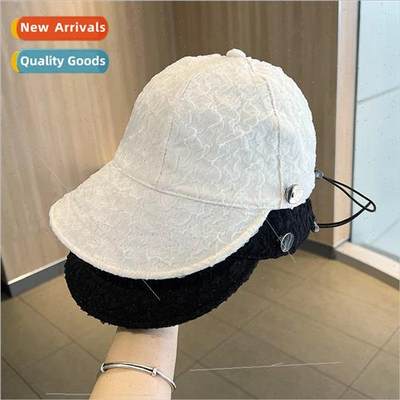 hat female early spring bubble yarn sunscreen breathable sun