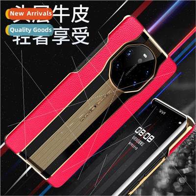 适用 Huawei mate40RS Porsche leather phone case Honor Magic4