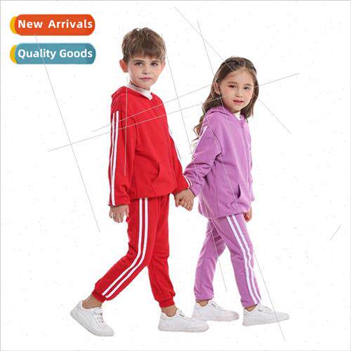 Autumn and winter childrens sportswear suit multi-color unis