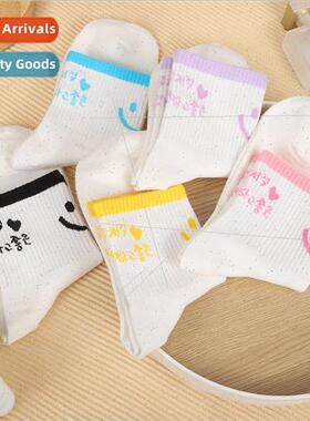 Korean  of the womens socks mid-calf instep mesh  of cotton