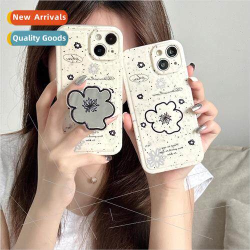 Simple splash ink flowers 适用 iPhone 13 niche female 14 Pro