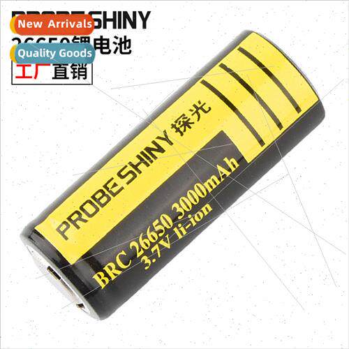 light 26650 high-capacity rechargeable lithium battery 4.2v3