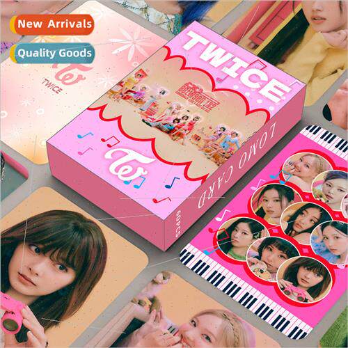 60 LOMO cards TWICE double-sided small card fan support coll