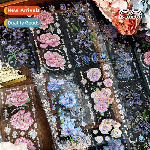 Long Strip Tape Secret Garden Plant Flower Theme Handbook De