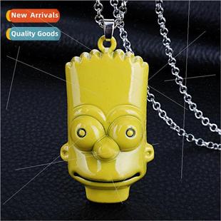mpsons jewelry Bart mpson necklace Cartoon avatar animation
