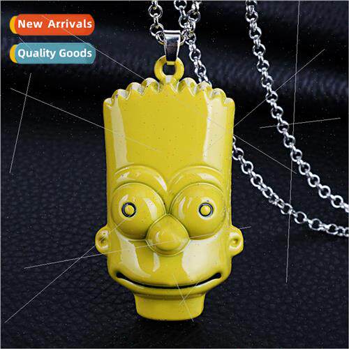 Cartoon animation  jewelry mpsons Bart mpson avatar necklace