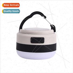 New outdoor LED rechargeable flashlight camping light warm l