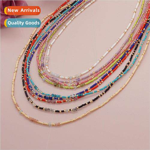 INS niche design  personalized versatile jewelry colorful ri