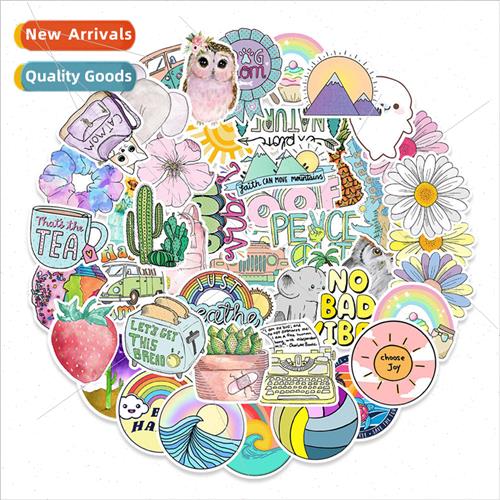 100 VSCO small fresh stickers doodle stickers computer lapto