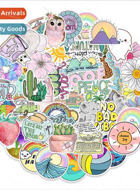 100 VSCO small fresh stickers doodle stickers computer lapto