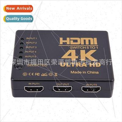 HDMI switcher five into one out 4K HDMI switcher five cut on