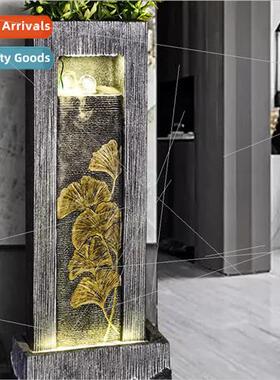 ving room running water wall decorations TV cabinet decorati