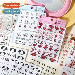 Flat Stickers Happy Guide Series Cute Wind Cartoon Small Pat