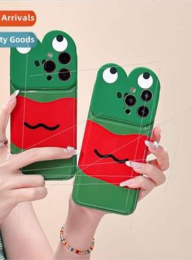 Creative quirky three-dimensional frog 适用 iPhone 12/13ProM