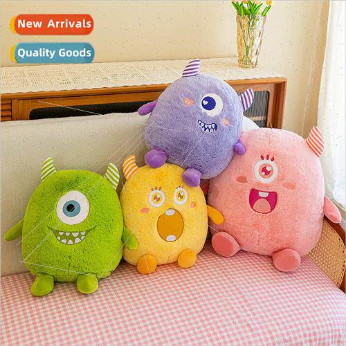 Cute cute little monster plush toy doll living room decorati