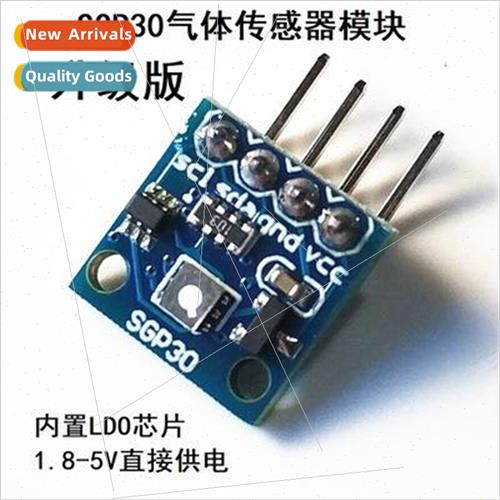 Upgraded SGP30 Gas Sensor Module TVOC/eCO2 Air Quality 适用m