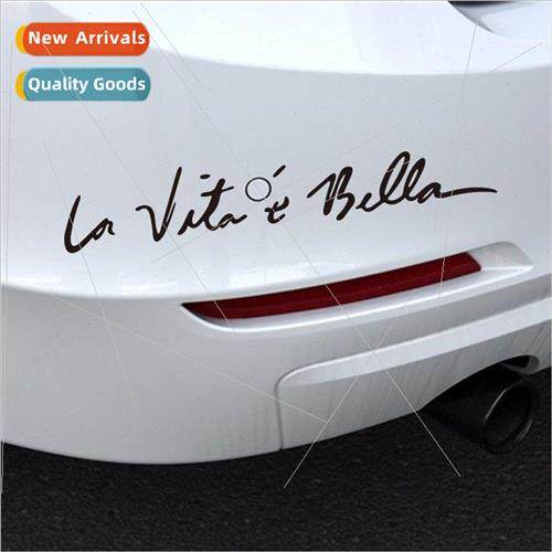 Export English Beautiful fe La Vita e bella Reflective Car S