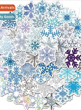 50 pieces of Christmas decorative stickers Christmas snowfla