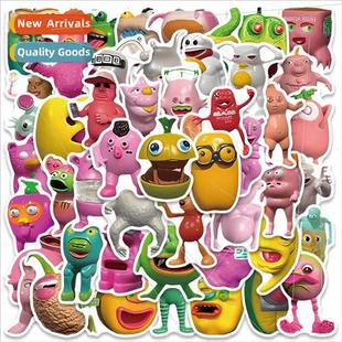 strange little stickers pcs graffiti cartoon monster