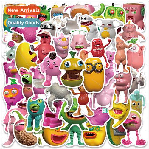 50 pcs of strange little monster cartoon graffiti stickers l