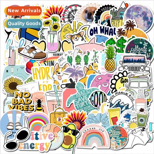 85 VSCO small fresh simple  cartoon graffiti stickers notebo